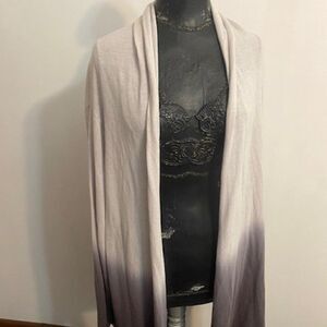 Daisy Fuentes Gray Open Cardigan, size 3X